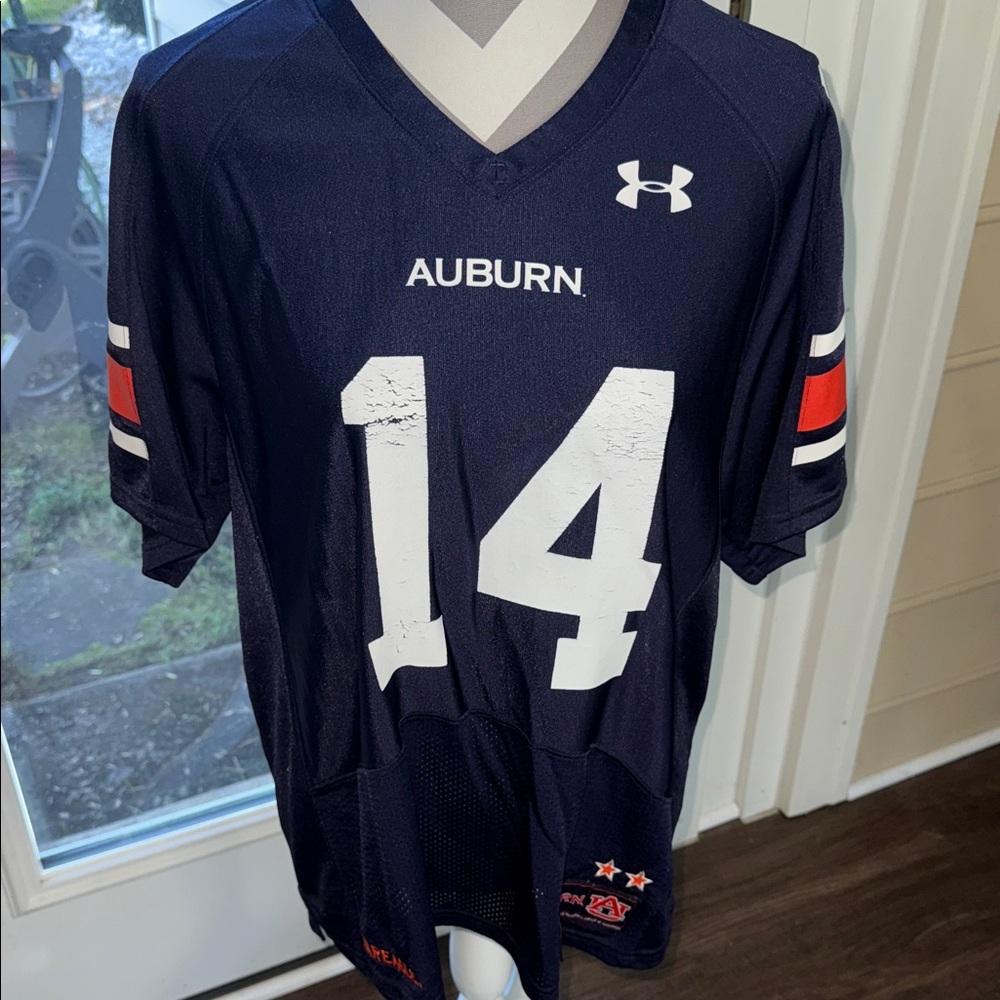 Under Armour Auburn Navy Blue Men's Jersey
